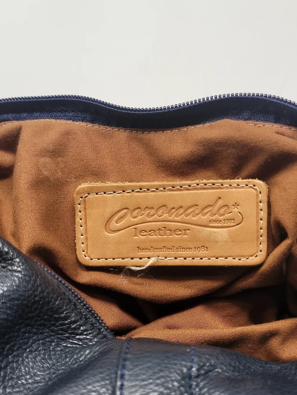 Coronada Blue Leather Hobo Concealed Carry